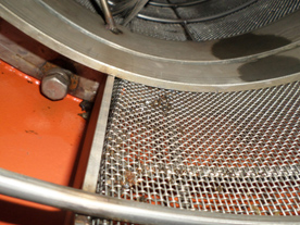 The filter element of Filter FRU-190-2 after 3.5 months of exploitation in Balhash copper manufacturing plant