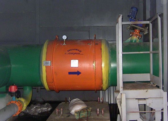 Automated self-washed filter FSB-1200 on site