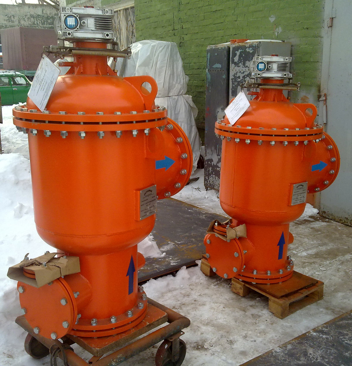 Self-washed automated filters FSC-400 before delivery to the customer