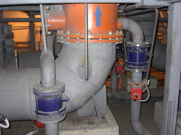 Automated self-washed filter FSC-600 on site