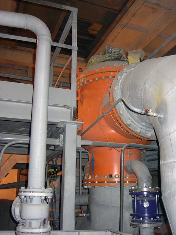 Automated self-washed filter FSC-600 on site
