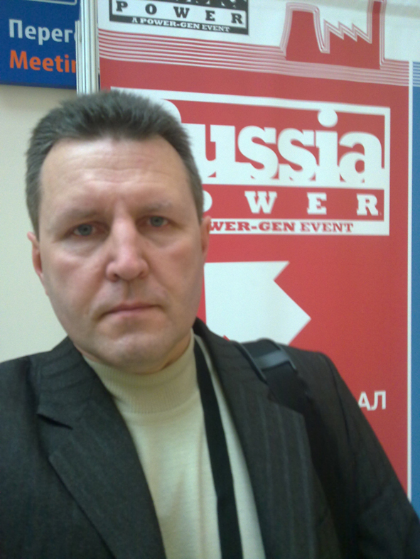 Director Viktor Kuhar at the International Exhibition RUSSIAN POWER - 2014